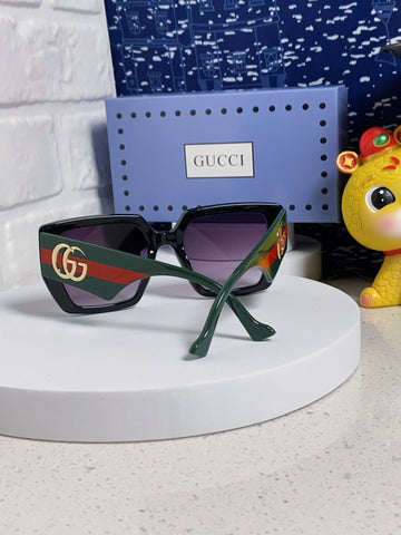 SQUARE FRAME SUNGLASSES 573303 IN ACETATE EMBOSSED LOGO