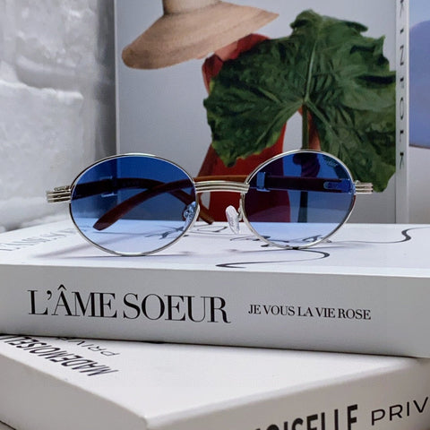 PREMIÈRE ROUND FRAME SUNGLASSES CT0464S IN METAL