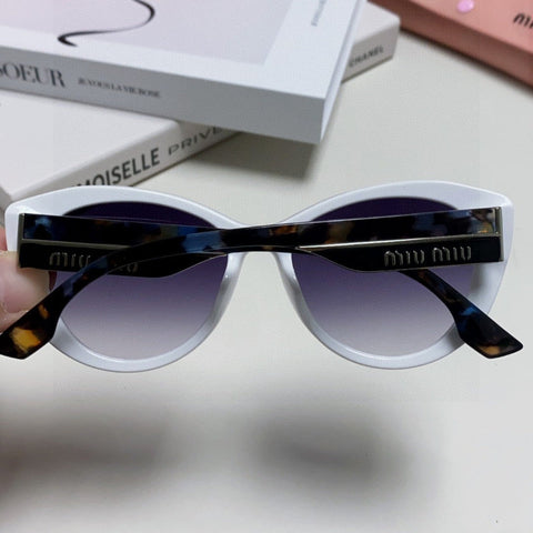 GLIMPSE SUNGLASSES 576814 IN WHITE ACETATE