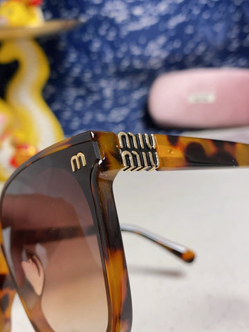 GLIMPSE SQUARE SUNGLASSES 554614 IN HAVANA ACETATE