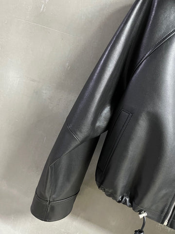 Loewe 2025 Leather Jacket Black Sheepskin