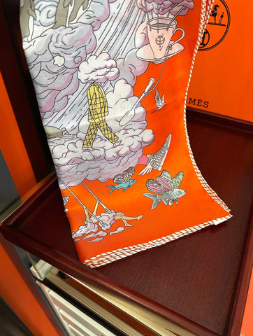 HERMES 25S SCARF 90 IN SILK 724702