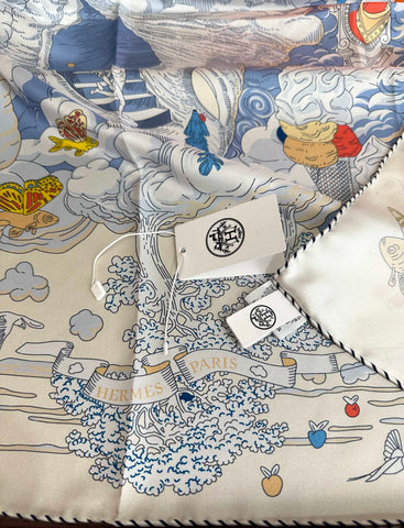 HERMES 25S SCARF 90 IN SILK 724703