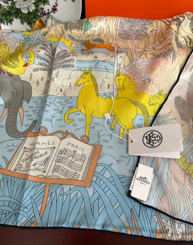 HERMES 25S SCARF 90 IN SILK 727408