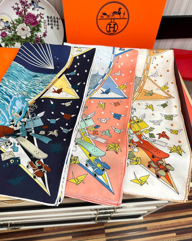 HERMES 25S SCARF 90 IN SILK 730531