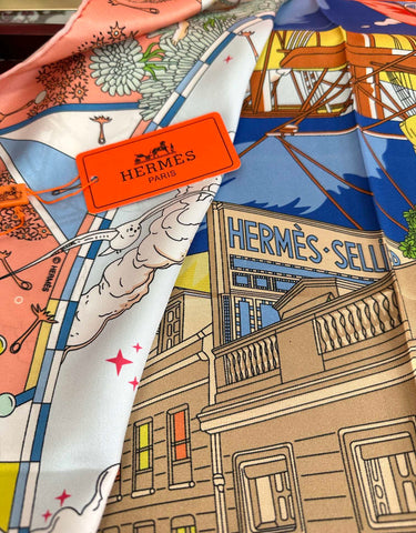 HERMES 25S SCARF 90 IN SILK 730532