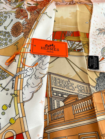 HERMES 25S SCARF 90 IN SILK 730533