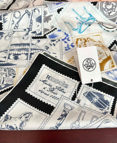 HERMES 25S SCARF 90 IN SILK 732033