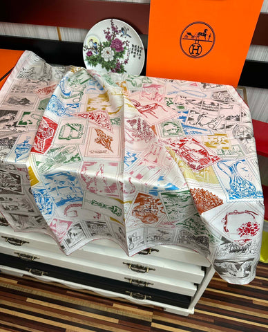 HERMES 25S SCARF 90 IN SILK 732035