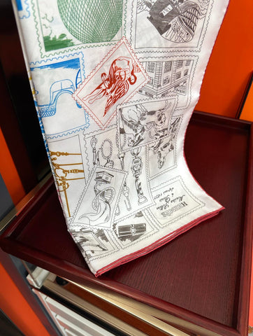 HERMES 25S SCARF 90 IN SILK 732035