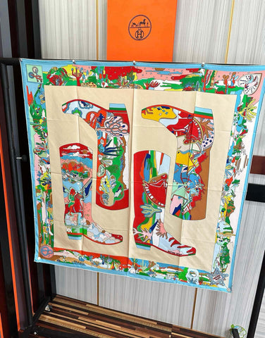 HERMES 25S SCARF 90 IN SILK 733835