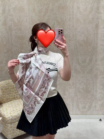DIOR SCARF 90 CM IN SILK 733845