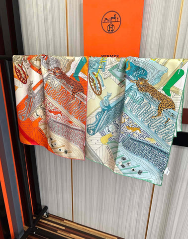 HERMES 25S SCARF 90 IN SILK 733848