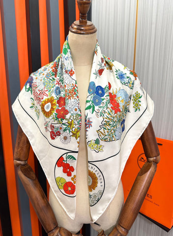 HERMES 25S SCARF 90 IN SILK 735732