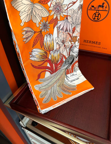 HERMES 25S SCARF 90 IN SILK 735740