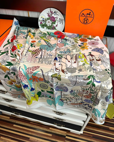 HERMES 25S SCARF 90 IN SILK 735741