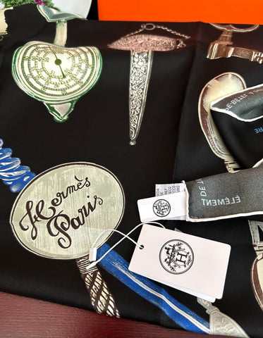 HERMES 25S SCARF 90 IN SILK 003