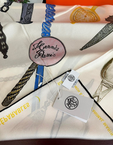 HERMES 25S SCARF 90 IN SILK 005