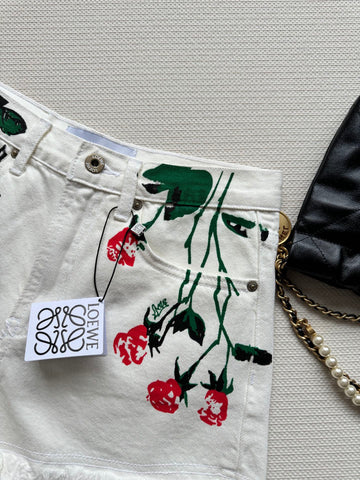 Loewe 25 Short White Cotton