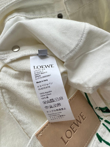 Loewe 25 Short White Cotton
