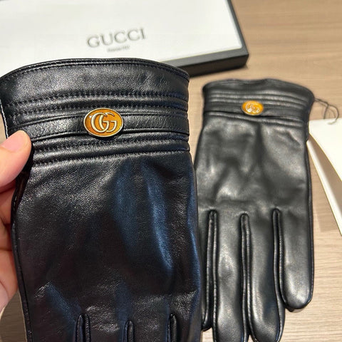 TOUCHSCREEN GLOVES IN BLACK LAMBSKIN 435967