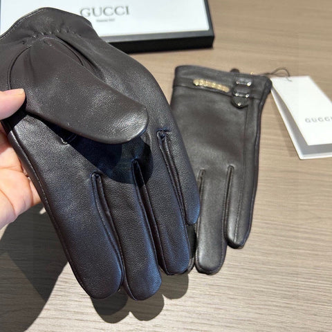 TOUCHSCREEN GLOVES IN BLACK LAMBSKIN 440503