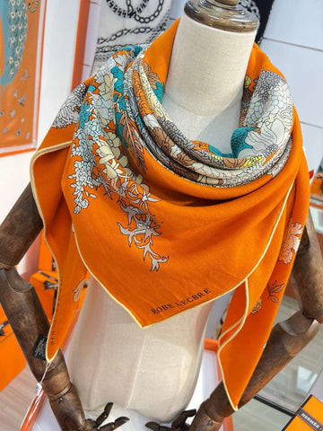 HERMES 25S SCARF 140 IN SILK 724764
