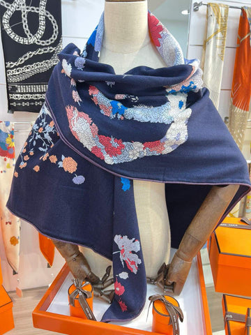 HERMES 25S SCARF 140 IN SILK 724765