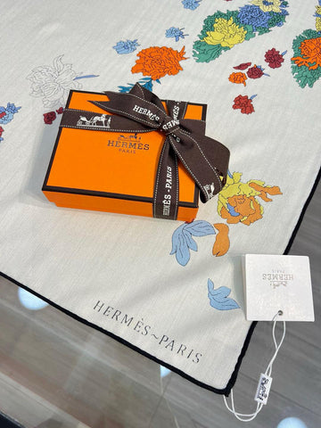 HERMES 25S SCARF 140 IN SILK 724766