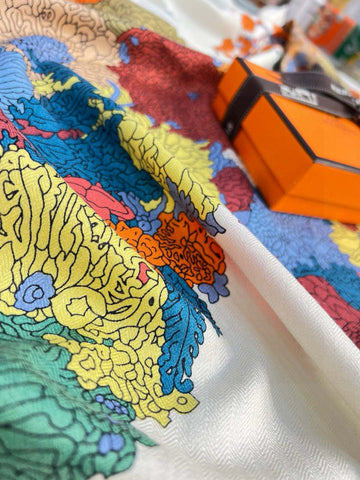 HERMES 25S SCARF 140 IN SILK 724766