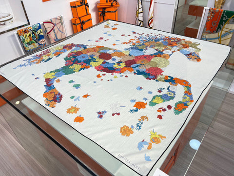 HERMES 25S SCARF 140 IN SILK 724766