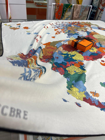 HERMES 25S SCARF 140 IN SILK 724766