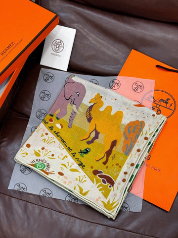 HERMES 25S SCARF 140 IN SILK 733913