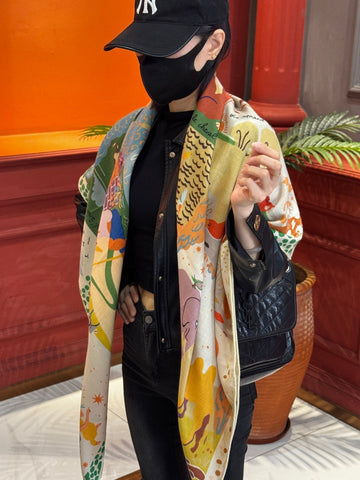 HERMES 25S SCARF 140 IN SILK 733913