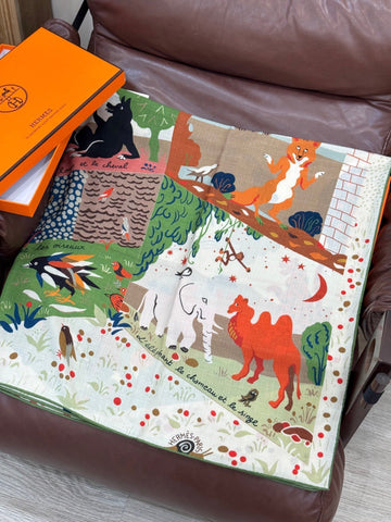 HERMES 25S SCARF 140 IN SILK 733914