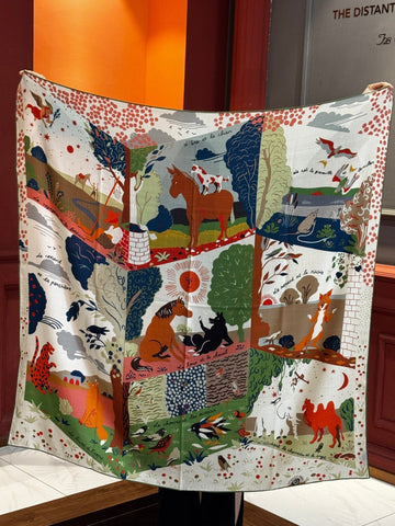 HERMES 25S SCARF 140 IN SILK 733914