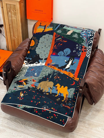 HERMES 25S SCARF 140 IN SILK 733916