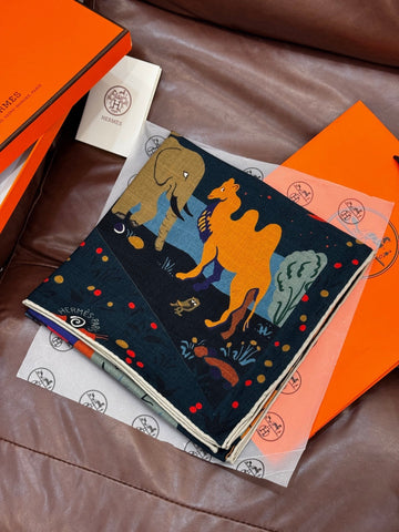 HERMES 25S SCARF 140 IN SILK 733916