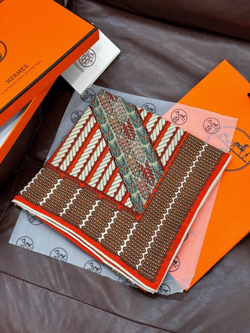 HERMES 25S SCARF 140 IN SILK TWILL 733918