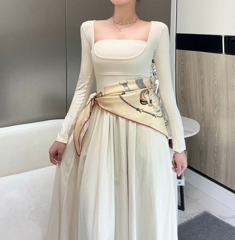 HERMES 25S SCARF 90 IN SILK 720006