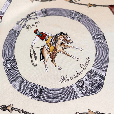 HERMES 25S SCARF 90 IN SILK 720006