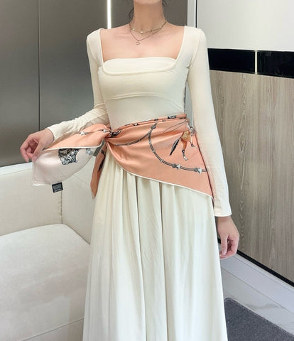 HERMES 25S SCARF 90 IN SILK 720007