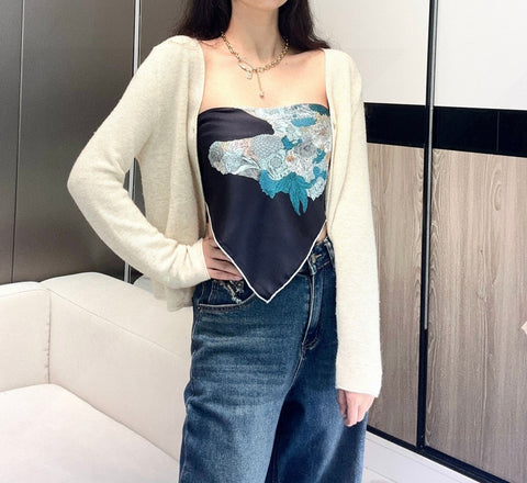 HERMES 25S SCARF 90 IN SILK 729030