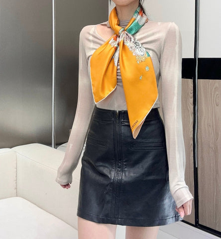 HERMES 25S SCARF 90 IN SILK 729031