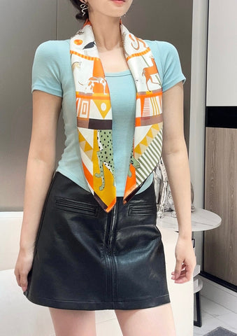 HERMES 25S SCARF 90 IN SILK 730646