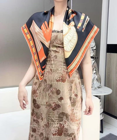 HERMES 25S SCARF 90 IN SILK 735840