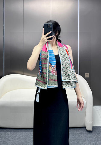 HERMES 25S SCARF 140 IN SILK 727341