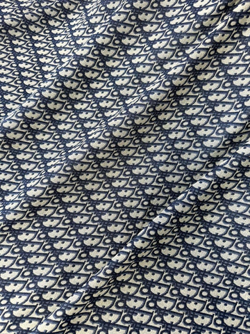 DIOR SCARF 140 CM IN SILK-WOOL BLEND 702040