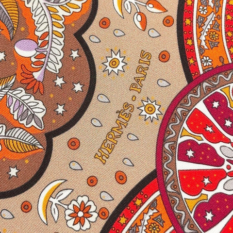 HERMES 25S SCARF 90 IN SILK 724811