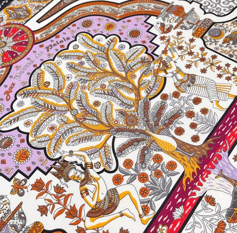 HERMES 25S SCARF 90 IN SILK 724811